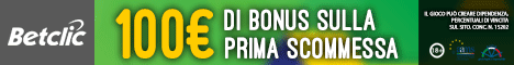 Magnifica offerta di 100€ sulla vostra prima Scommessa con Betclic